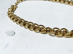 Gretchen Necklace - Vintage Gold-Tone Gold Link Costume Chain Necklace