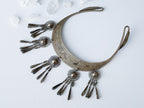 Pisces Necklace - Vintage Hmong Etched Silver Twin Fish Bib Necklace/Collar Necklace/Choker Necklace/Statement Necklace/Unique Necklace