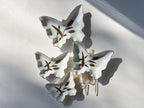 Pieris Butterfly Trinket Dish - Vintage White and Gold Japanese Butterfly Porcelain Jewelry Trinket Tray/Ring Dish/Ashtray/Jewelry Bowl