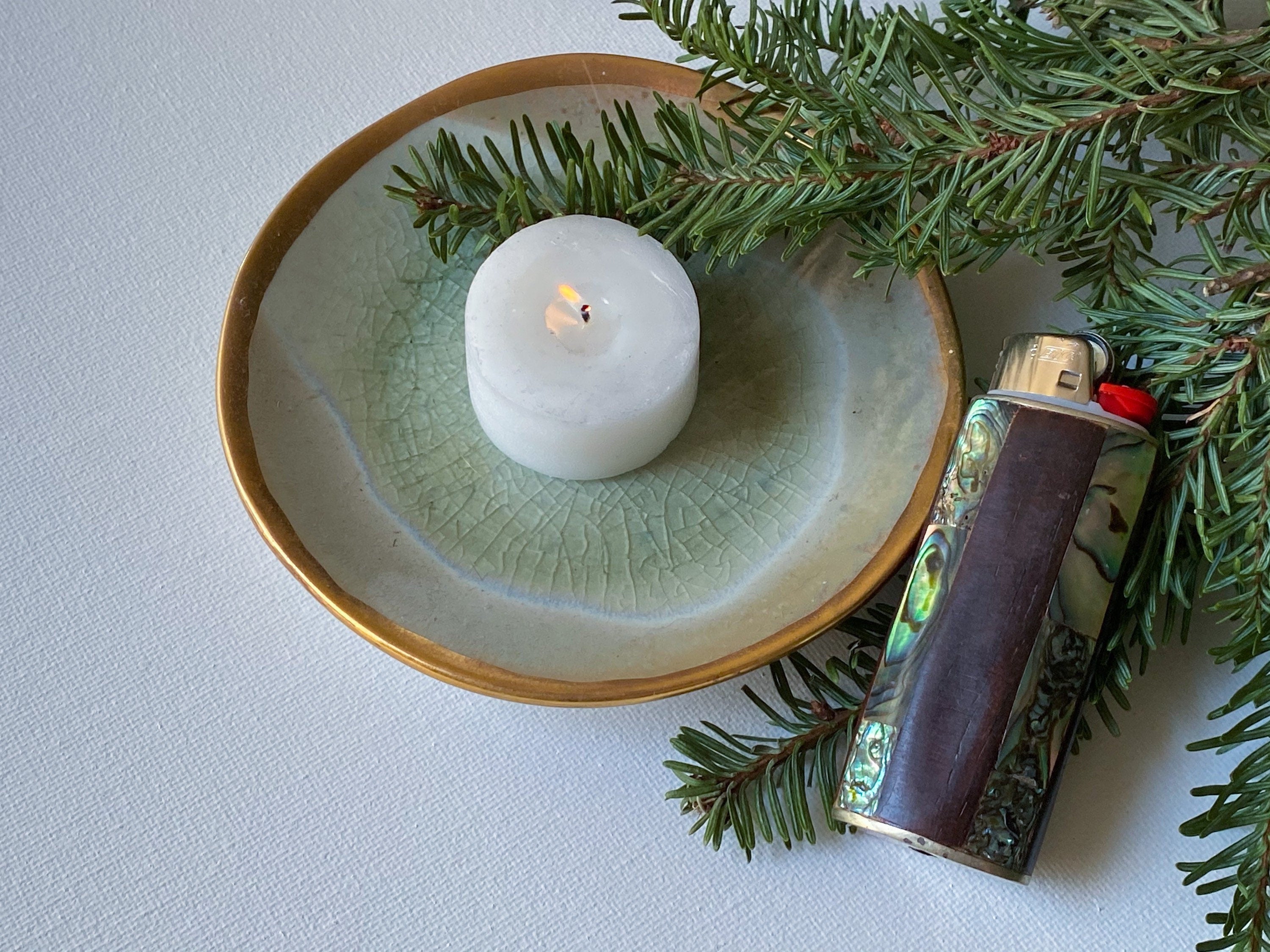 Coastal Lighter Cover - Vintage Wood, Rainbow Abalone Shell Mother of Pearl and Mexico Alpaca Nickel Silver Lighter Cover/Case/Sleeve/Holder