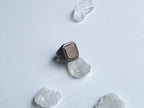 Sunrise/Sunset Ring - Vintage Modernist Engravable 925 Sterling Silver Signet Ring Size 5