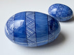 Amaya Egg Trinket Box - Vintage Blue & White Porcelain Egg Keepsake Box/Treasure Box/Pill Box /Easter Decoration/Easter Décor/Holiday Decor