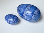 Amaya Egg Trinket Box - Vintage Blue & White Porcelain Egg Keepsake Box/Treasure Box/Pill Box /Easter Decoration/Easter Décor/Holiday Decor