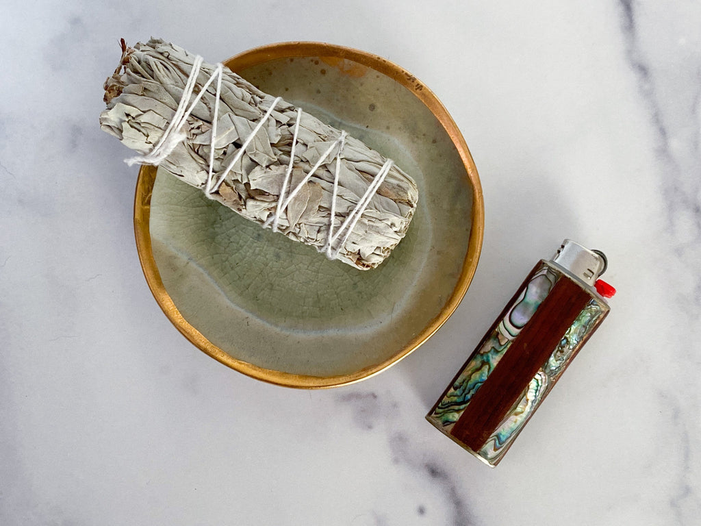 Coastal Lighter Cover - Vintage Wood, Rainbow Abalone Shell Mother of Pearl and Mexico Alpaca Nickel Silver Lighter Cover/Case/Sleeve/Holder