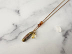 Saffron Knife Necklace