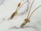 Saffron Knife Necklace