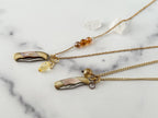 Saffron Knife Necklace