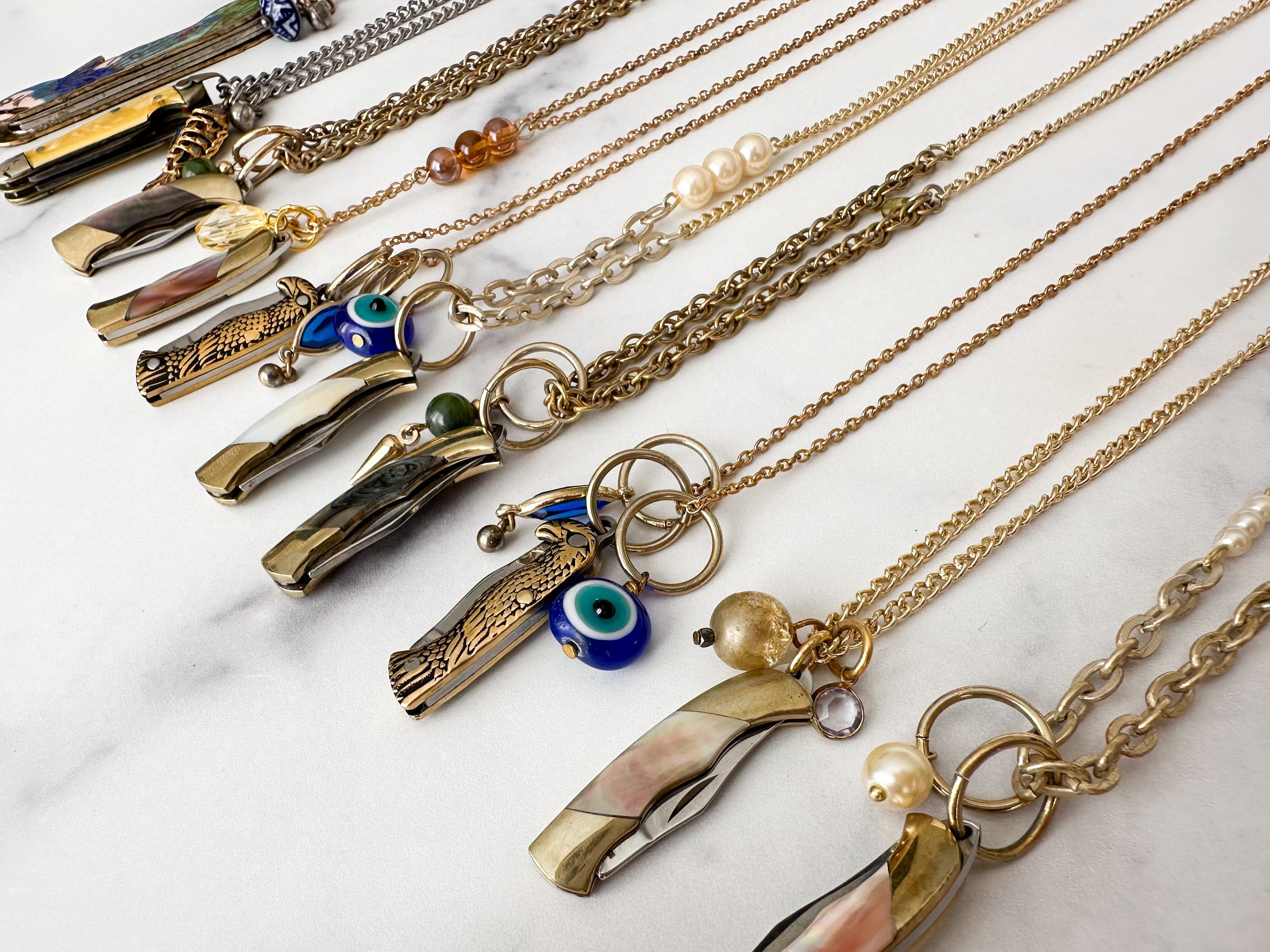 Xanthe Knife Necklace