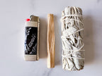 Smudge Duo - Smudge Kit with White Sage Bundle and Palo Santo Stick / Smudge Set / Home Cleansing Kit / Smudging Ritual / Smudge Stick