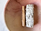 Smudge Duo - Smudge Kit with White Sage Bundle and Palo Santo Stick / Smudge Set / Home Cleansing Kit / Smudging Ritual / Smudge Stick