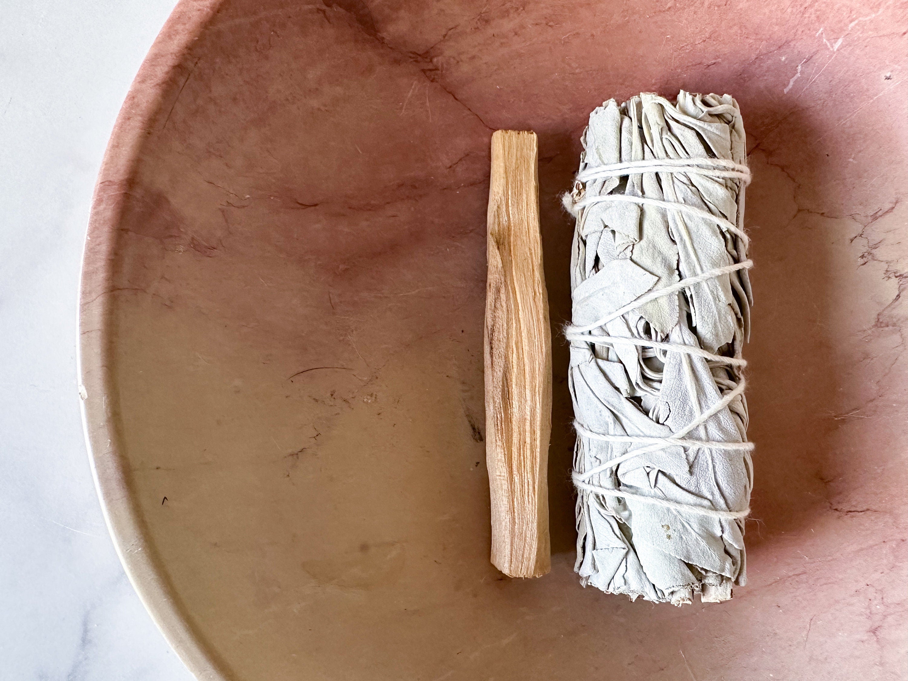 Smudge Duo - Smudge Kit with White Sage Bundle and Palo Santo Stick / Smudge Set / Home Cleansing Kit / Smudging Ritual / Smudge Stick