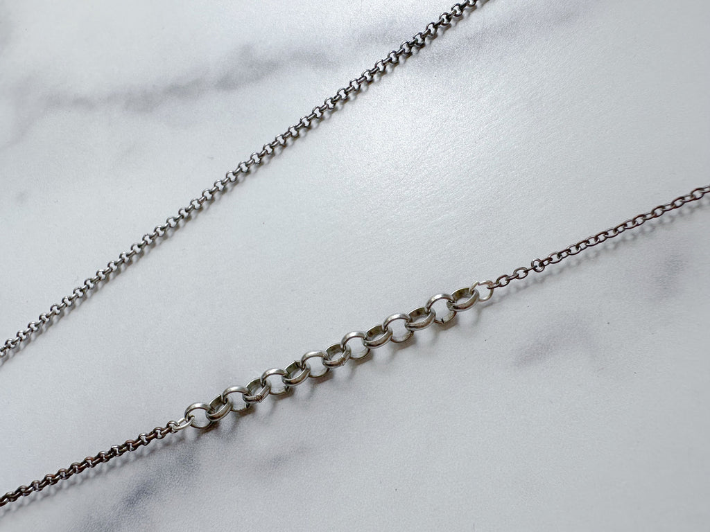 Navy Knife Necklace