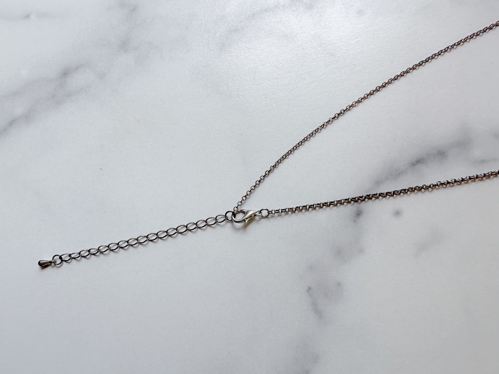 Navy Knife Necklace