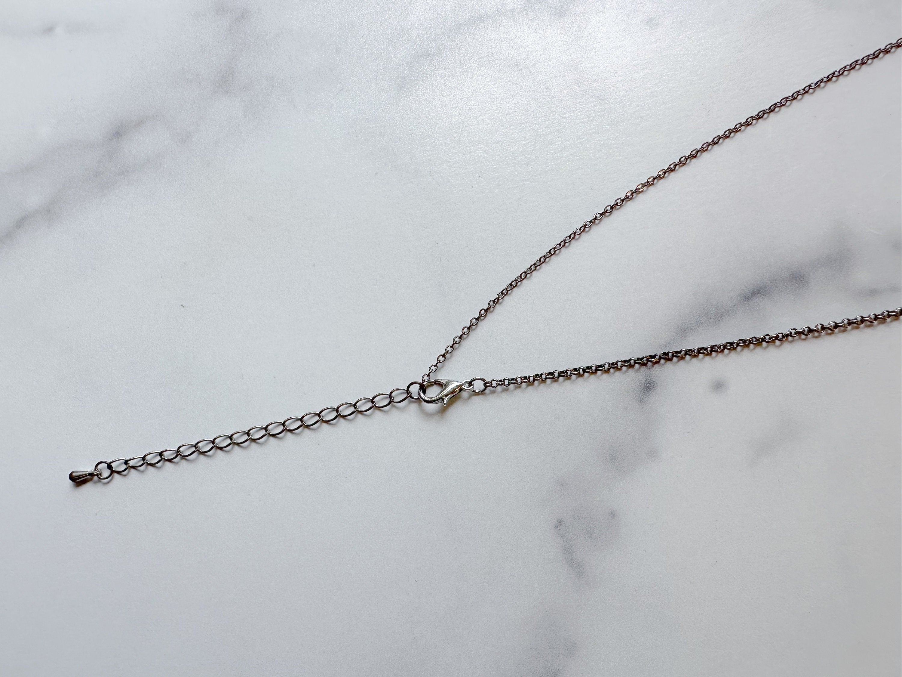 Navy Knife Necklace