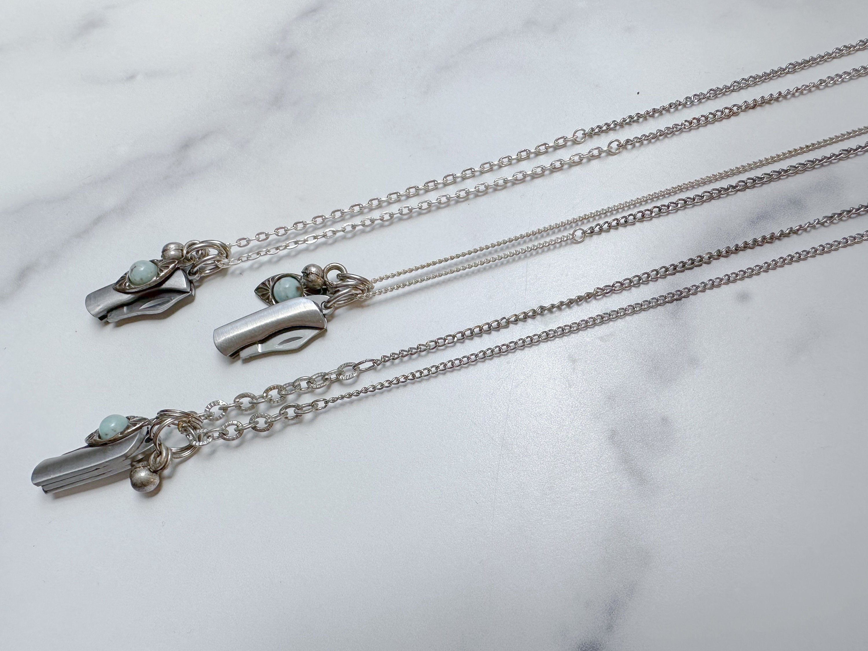 Cascade Knife Necklace