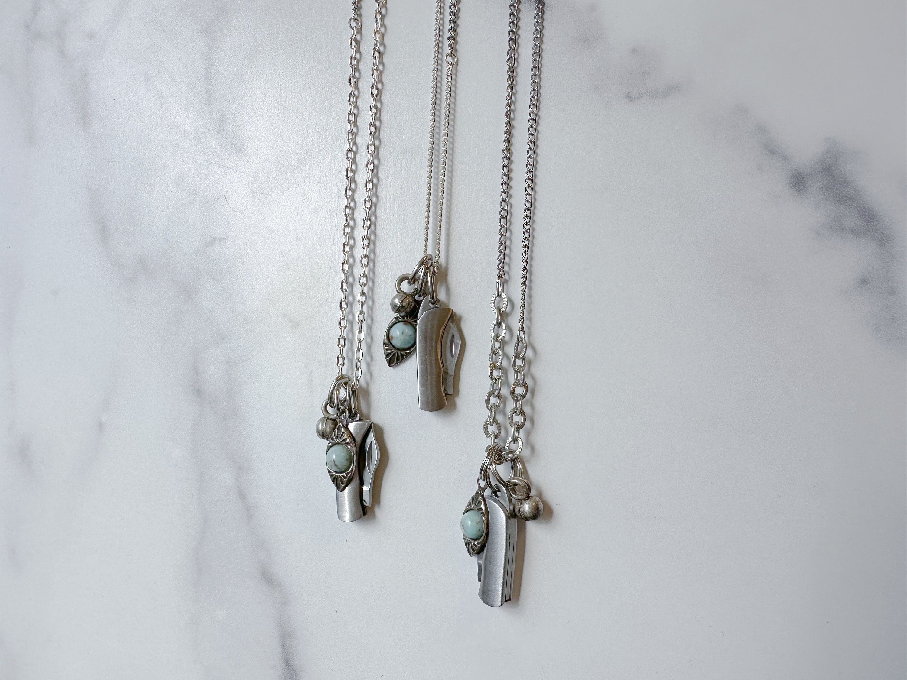 Cascade Knife Necklace