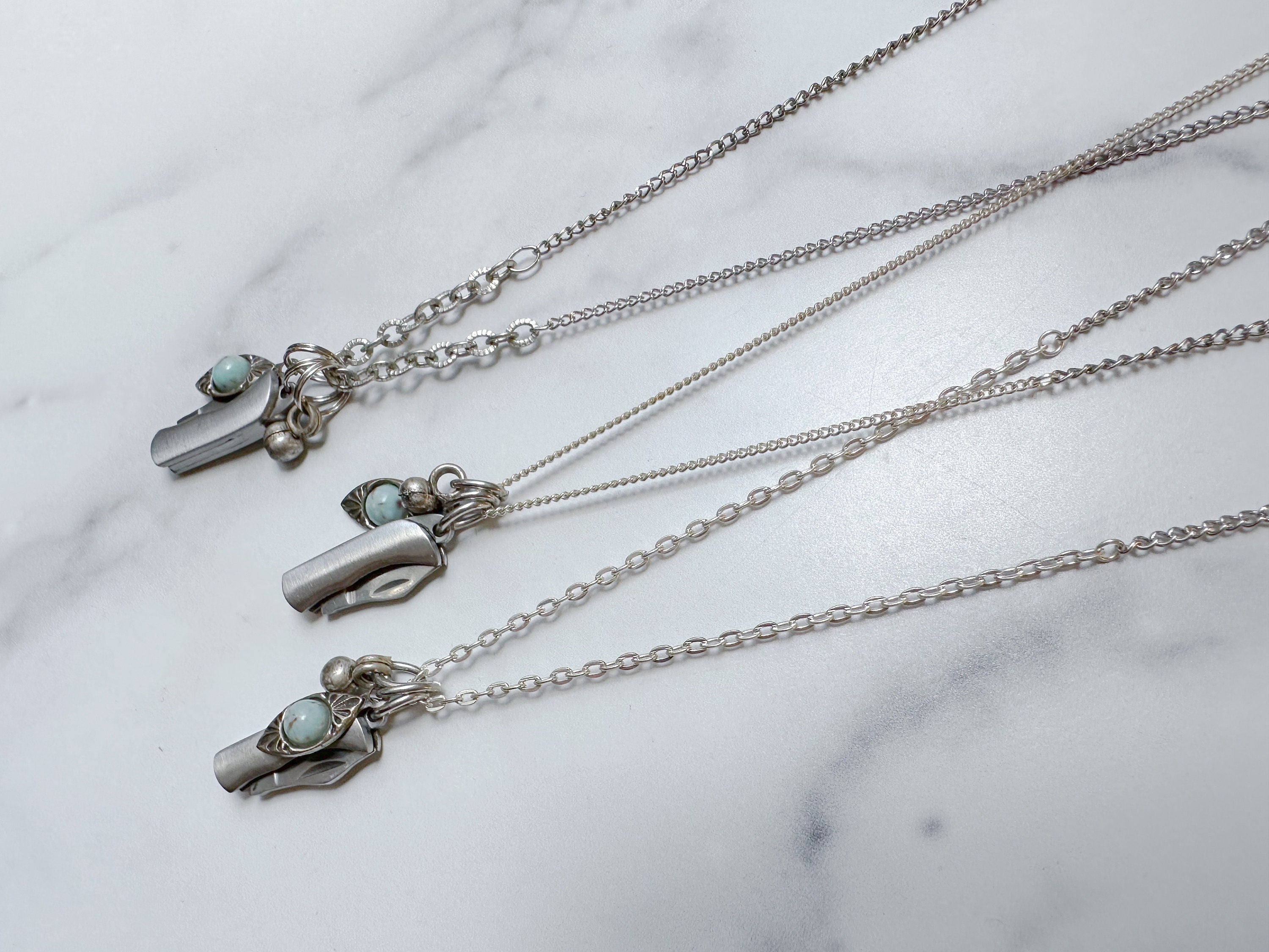 Cascade Knife Necklace