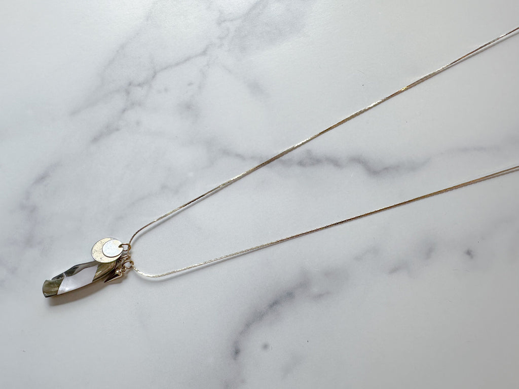 Peony Knife Necklace