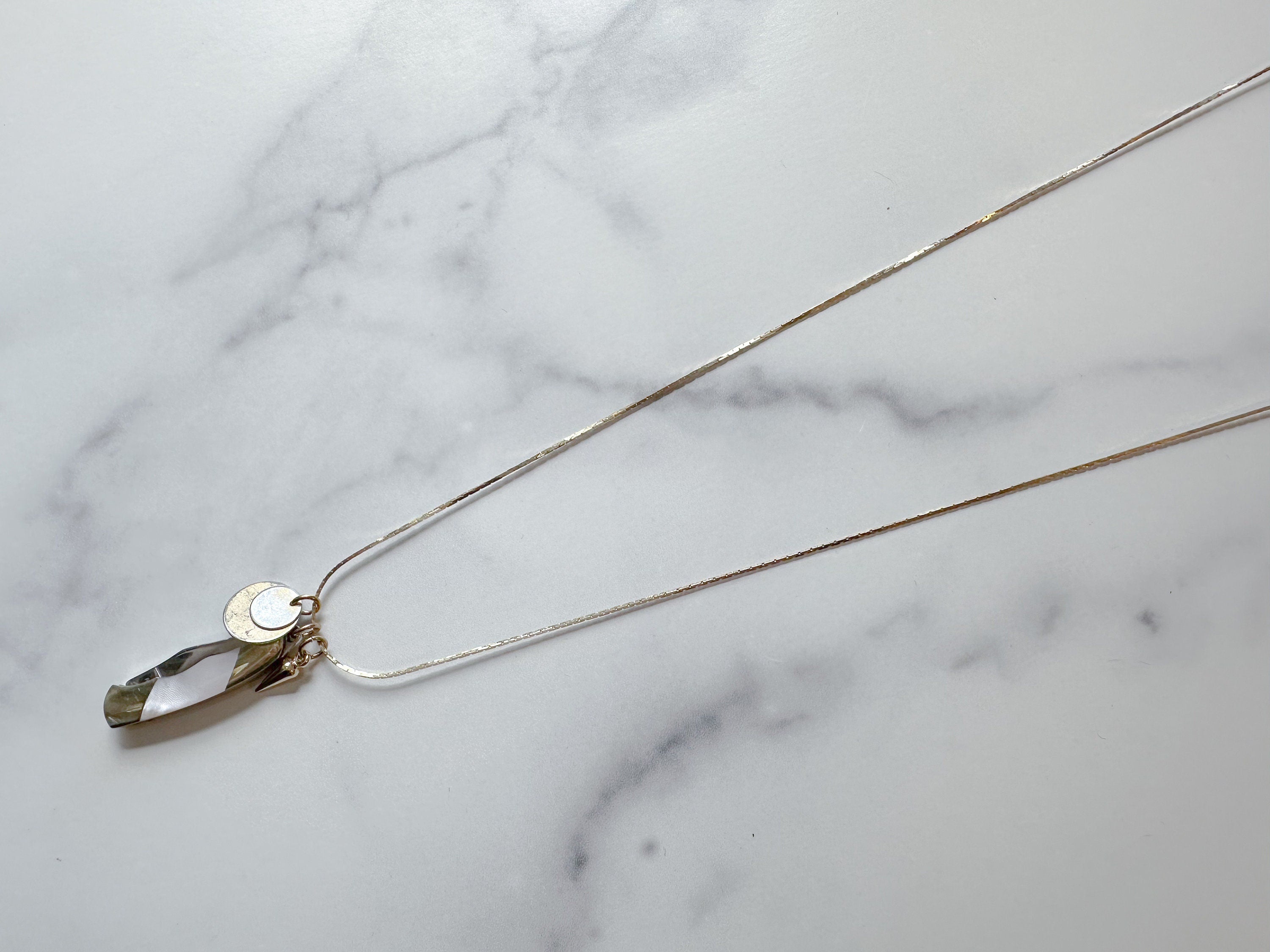 Peony Knife Necklace