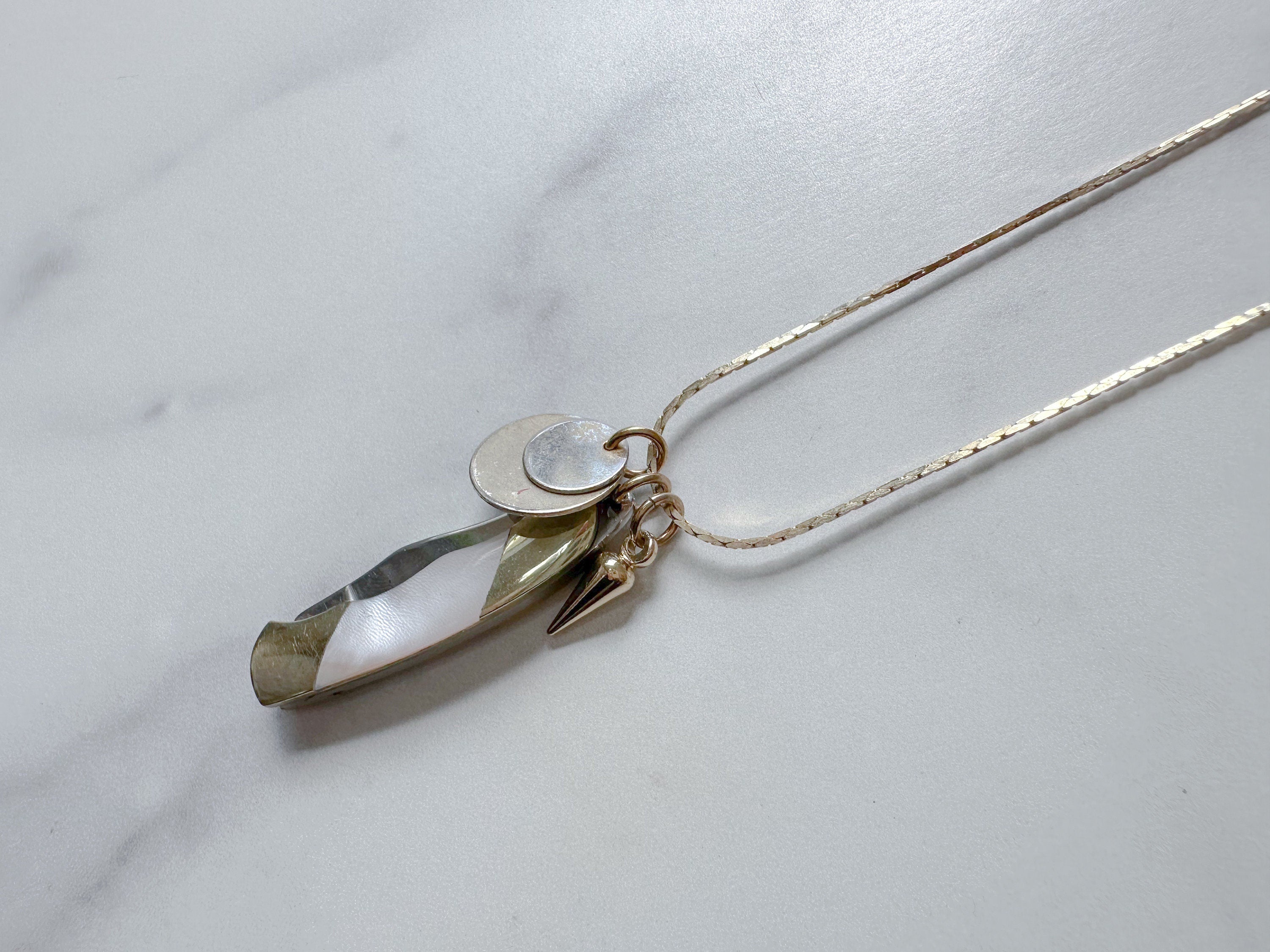 Peony Knife Necklace