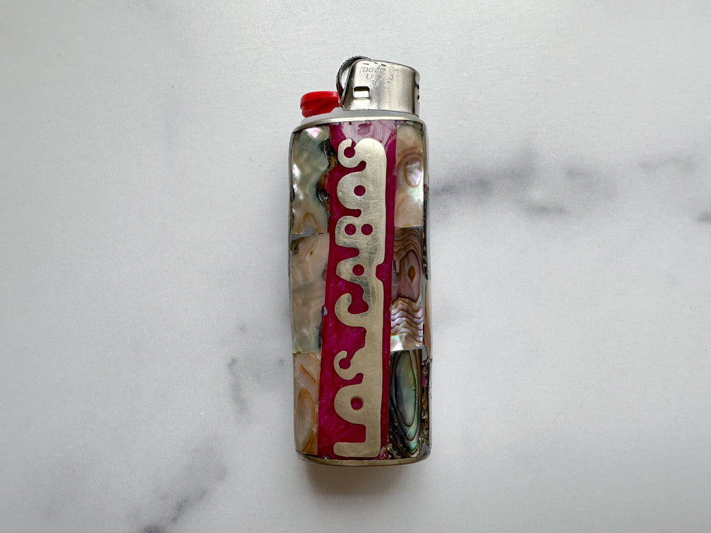 Pink Los Cabos Lighter Cover