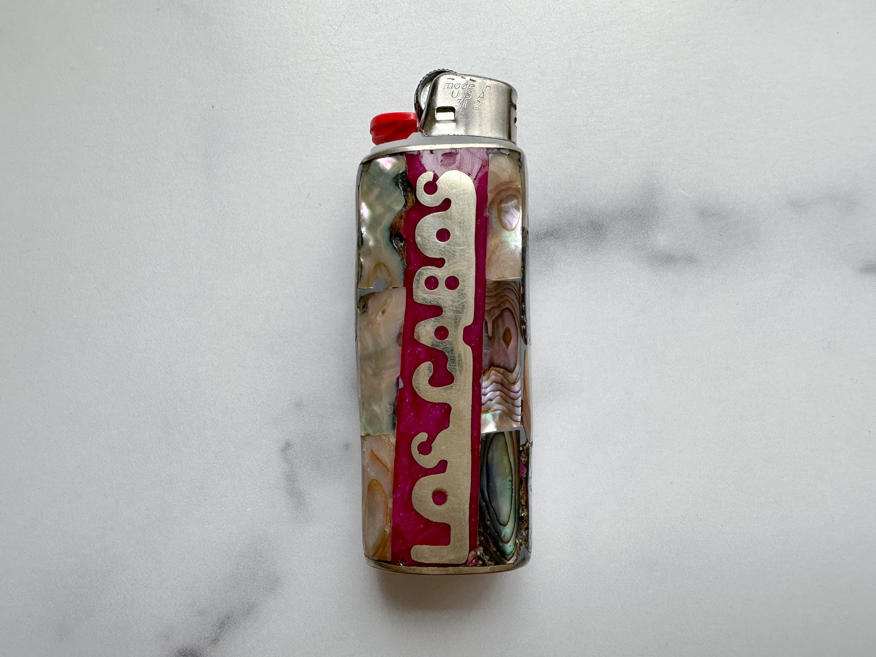 Pink Los Cabos Lighter Cover
