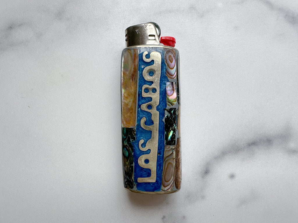 Blue Los Cabos Lighter Cover