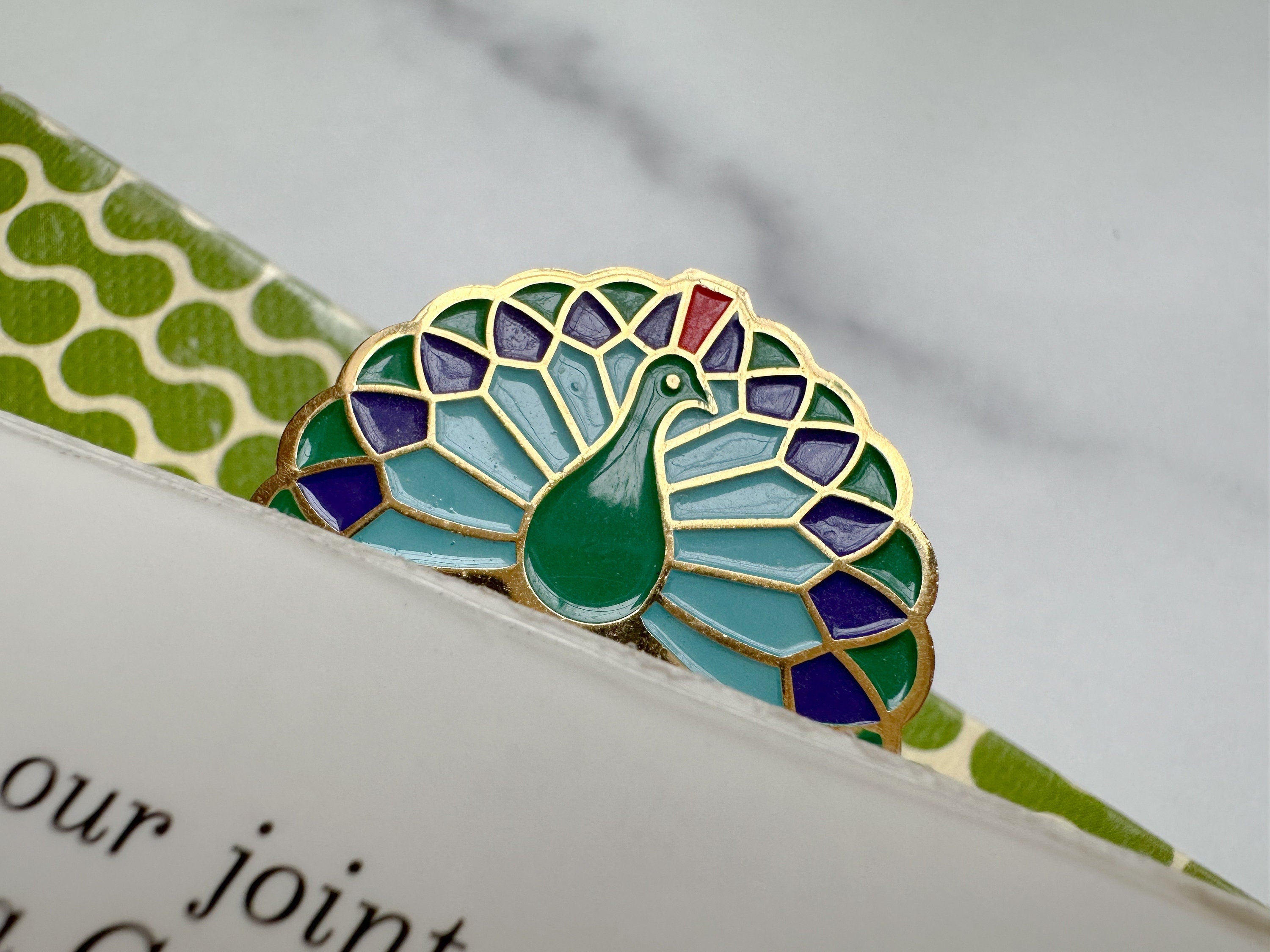 Peacock Bookmark